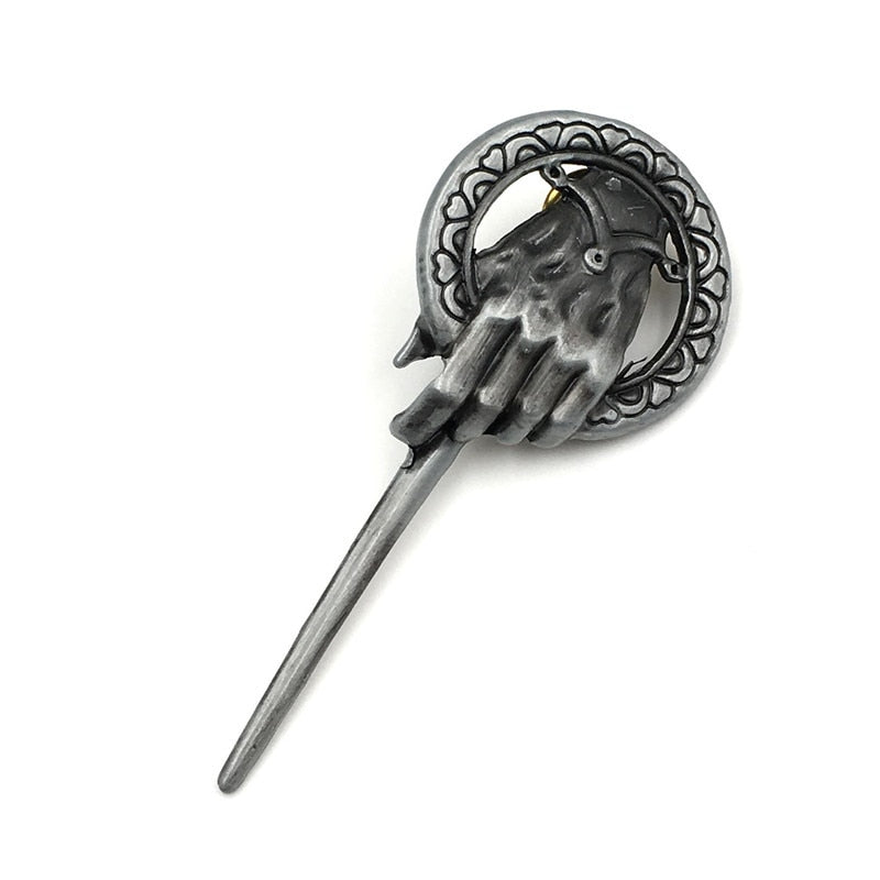 Game of Thrones Song of Ice and Fire Brooch Hand of the King Lapel Inspired Authentic Prop Pin Badge Brooches Movie Jewelry - V.I.P Digital Presence