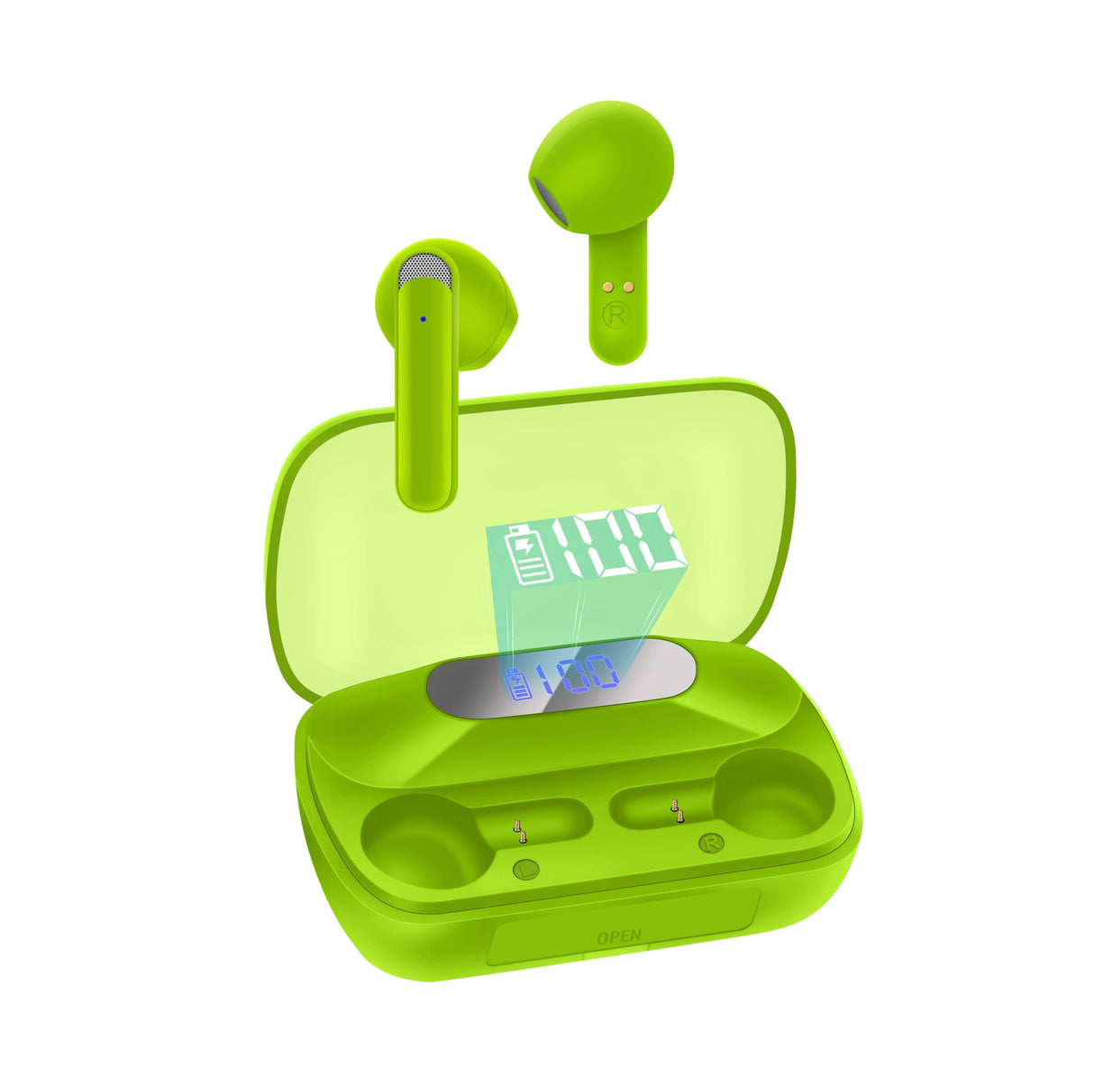 AKZ-S18 power bank tws earbuds, TW wireless BT earbuds, tws earbuds with power bank - V.I.P Digital Presence