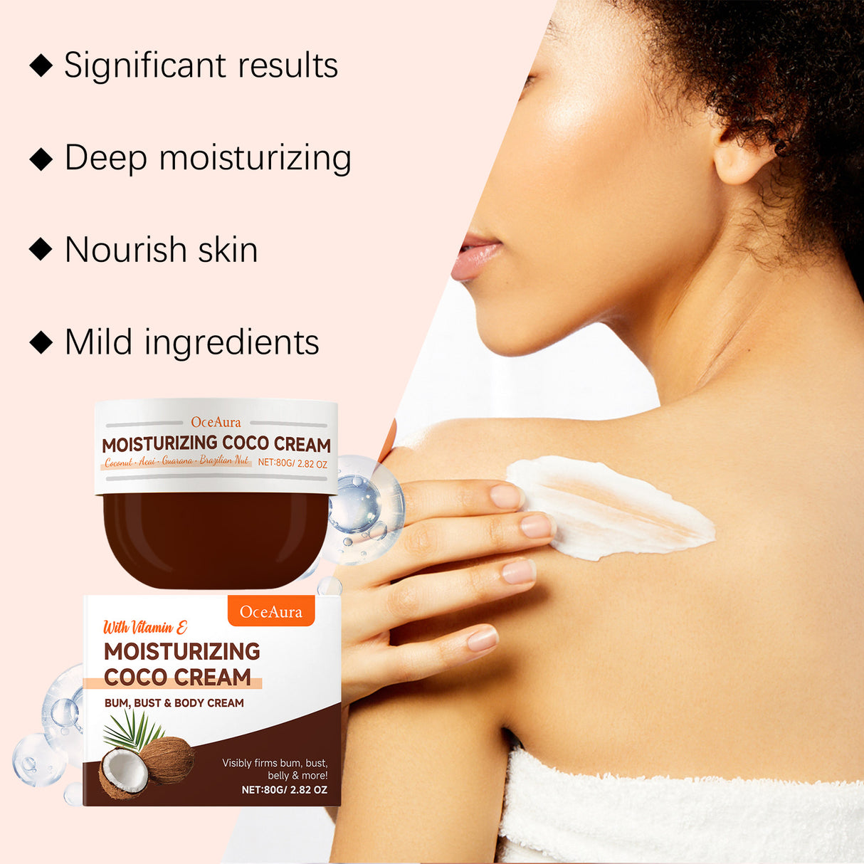 Coconut Oil Moisturizer Moisturizes Body Skin To Improve Dry Skin Elastic Moisturizing Skin Care Cream - V.I.P Digital Presence