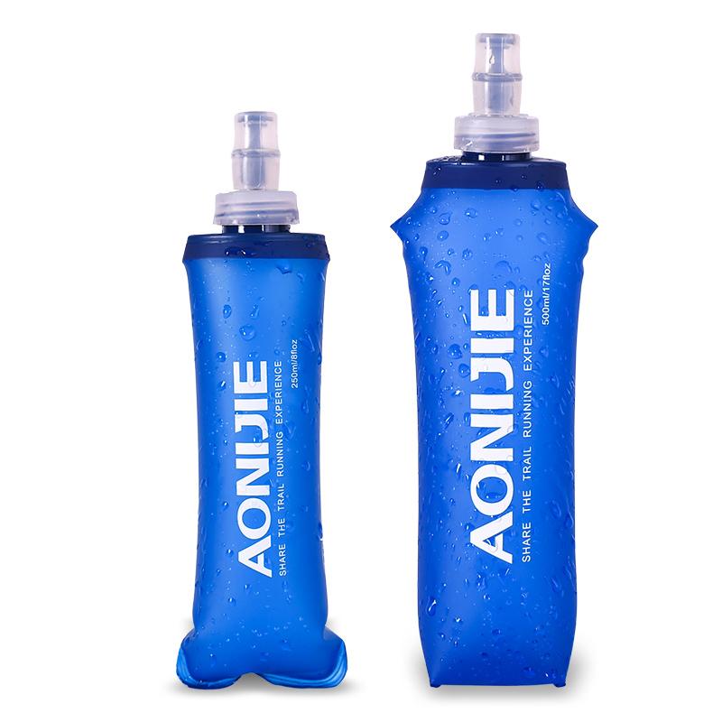 AONIJIE 500/250/170ml TPU Outdoor Sport Bottle Hydro Soft Flask Running Hiking Fitness Bicycle Tactical Canteen Water Kettle Jug - V.I.P Digital Presence
