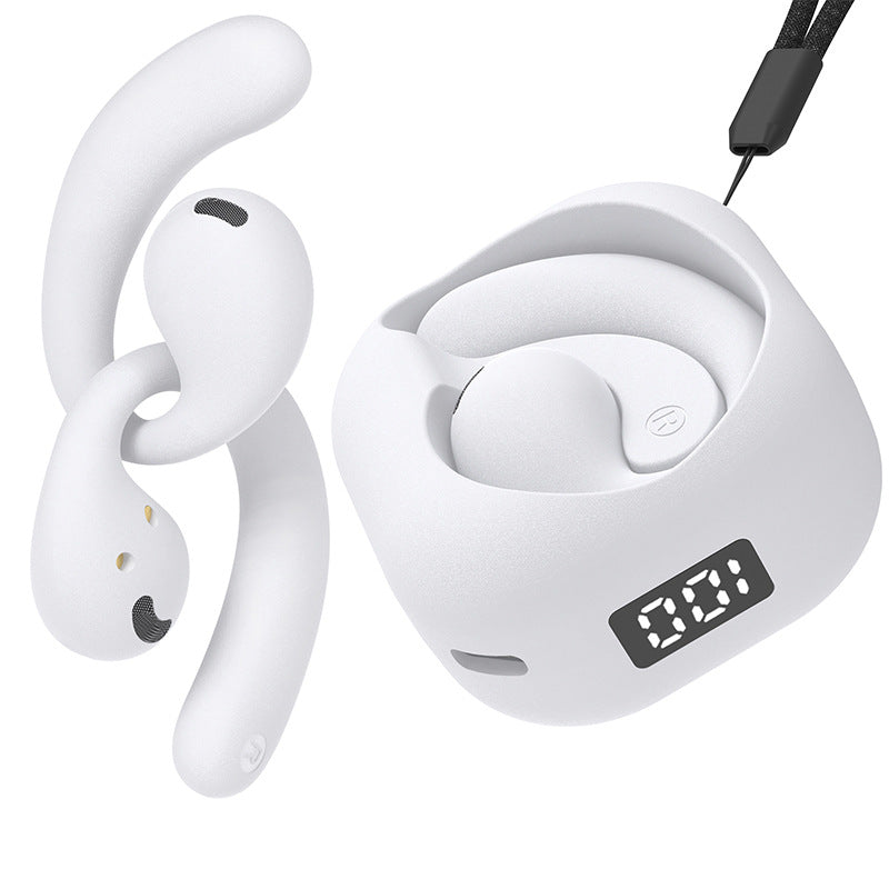 Frosted H8 Bluetooth Earphones with Ultra Long Battery Life OWS Non In Ear External Hanging Wireless Earphones - V.I.P Digital Presence