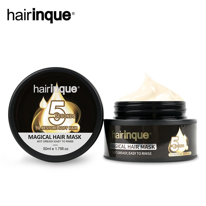 HAIRINQUE 50ml Magical treatment hair mask moisturizing nourishing 5seconds Repair hair damage restore soft hair care mask - V.I.P Digital Presence