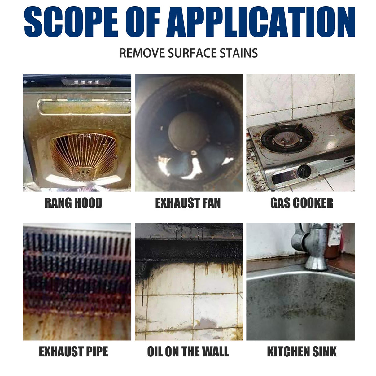 Ouhoe Kitchen Oil Cleaning Effervescent Tablet Household Kitchen Range Hood Oven Cleaning Effervescent Tablet - V.I.P Digital Presence