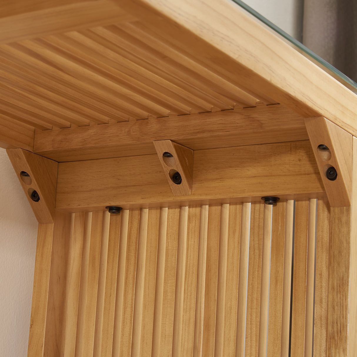 Pine Dining Bench and Table, Indoor Wood Bench for Entryway,Living Room,Kitchen and Bench Set (Nature, Bench & Table) Small - V.I.P Digital Presence