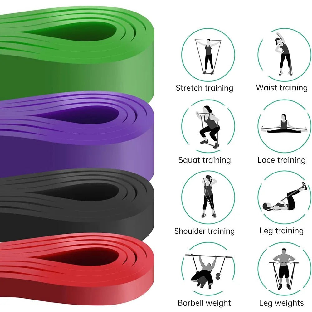 Resistance Band Resistant Latex Sports Elastic Belt Pull Up Assistance Bands For Pilates Training Out Fitness Body Home Gym - V.I.P Digital Presence
