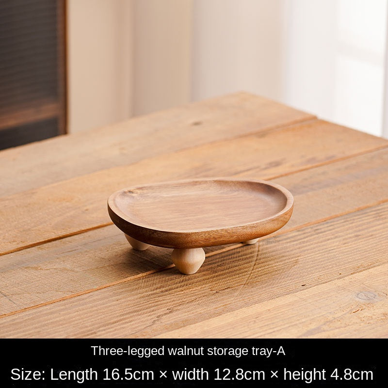 Rustic Wooden Tray Irregular Fruit Plate Dessert Plate Snack Home Storage Tray - V.I.P Digital Presence