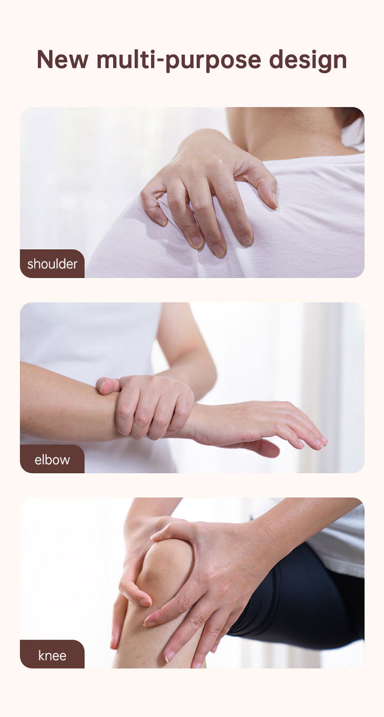 Electric heating knee massage instrument, vibration moxibustion, shoulder and elbow joint pain, hot compress knee massager for old cold legs - V.I.P Digital Presence