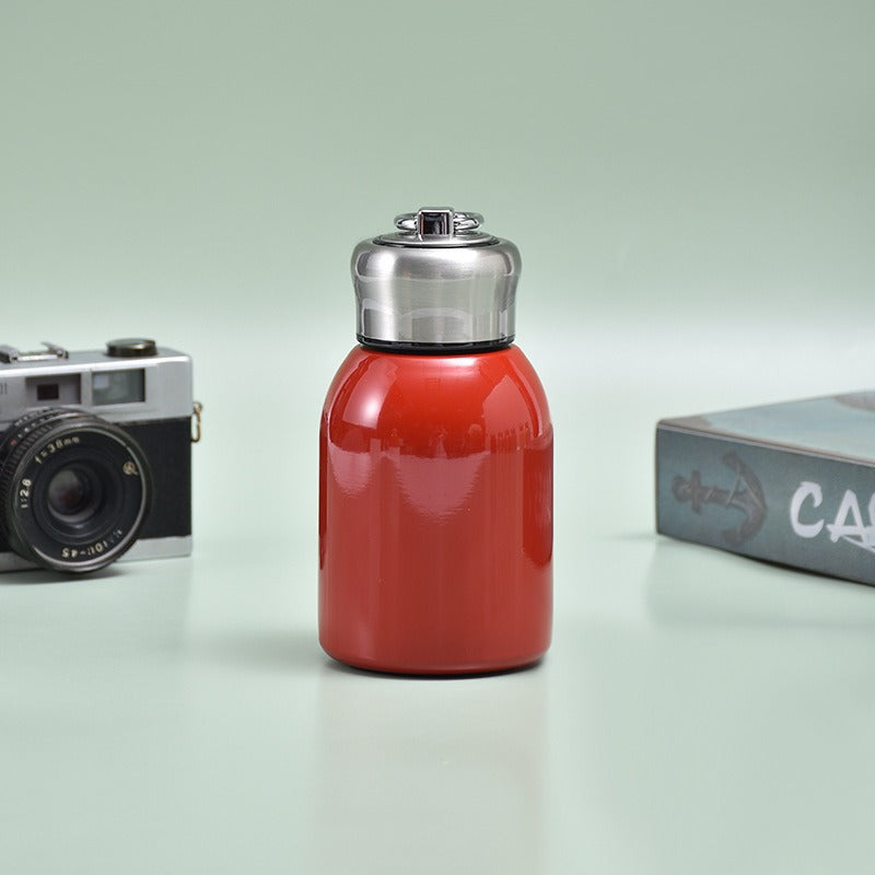 Mini 304 stainless steel chubby thermos cup double layer vacuum portable portable pocket cup gift cup - V.I.P Digital Presence