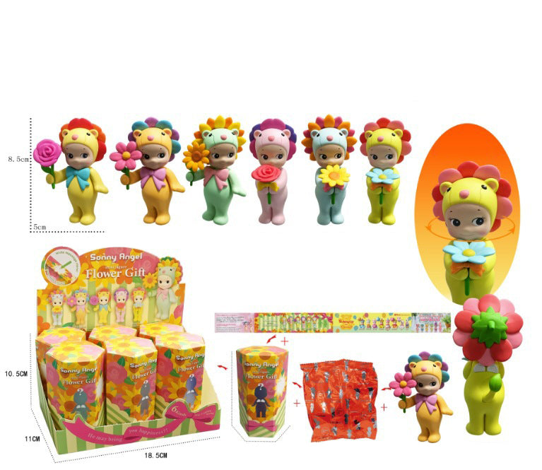 Party Angel Cheek Blind Box Car Ornament Mobile phone Decoration Handmade Anime Doll Finished End Box - V.I.P Digital Presence