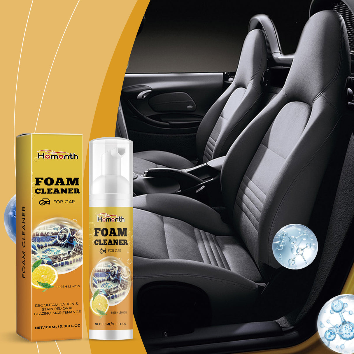 Multi-Functional Car Foam Cleaner Interior Maintenance Anti-Fouling And Waterproof Car Maintenance Cleaner - V.I.P Digital Presence
