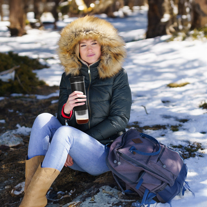 2025 Upgraded 3-in-1 Cordless Coffee Maker - 20Bar Portable for Car/Camping/Home, Capsule/Powder, USB Fast Heat - V.I.P Digital Presence