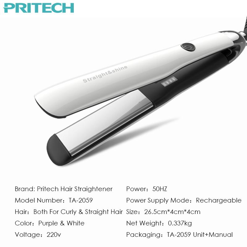 Pritech Hair Styling Tools 4 Speed Temperature Control Professional Hair Straightening Irons Straightener - V.I.P Digital Presence