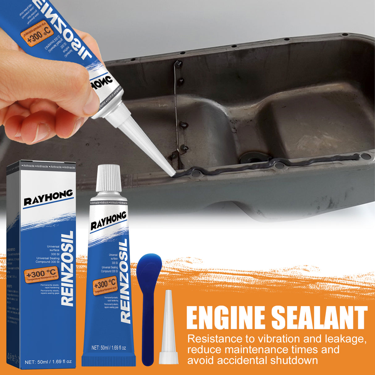 Engine Sealant, Automotive Metal Oil Tank Pan Cylinder Gasket Oil And Temperature Resistant Auto Repair Sealant - V.I.P Digital Presence
