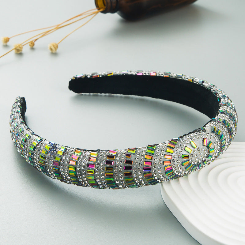 Hair Hoop Fashion Shiny Crystal Baroque Head Hoop French Hair Hoop Small Fragrance Hair Band Hair Accessories - V.I.P Digital Presence