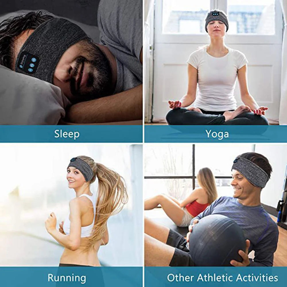 Bluetooth Music Sleep Eye Mask Headband Bluetooth Sports Headband Call Headband Yoga Headband - V.I.P Digital Presence