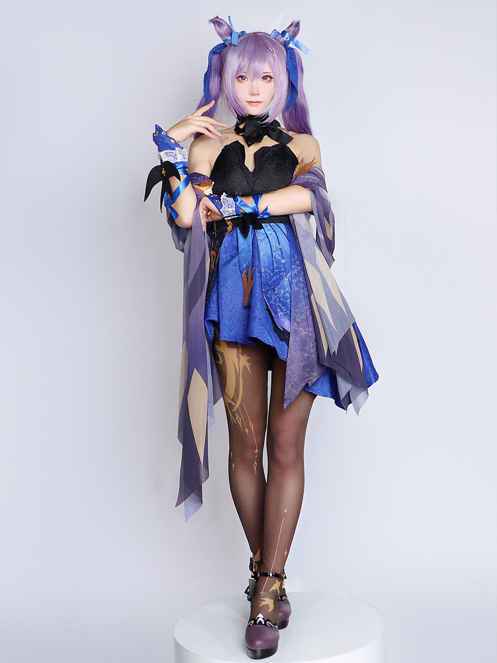 Shoes matching Genshin Impact Keqing cos clothing - V.I.P Digital Presence