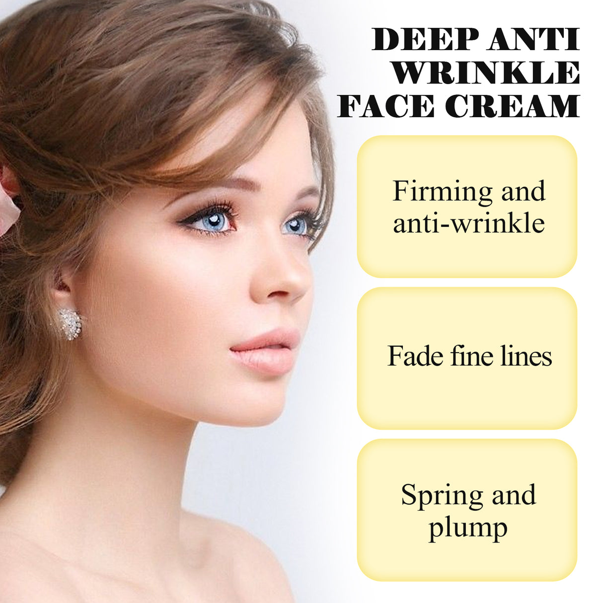 Deep Anti-Wrinkle Cream Anti-Aging, Lightening Spots And Fine Lines, Firming And Brightening Skin Moisturizing Cream