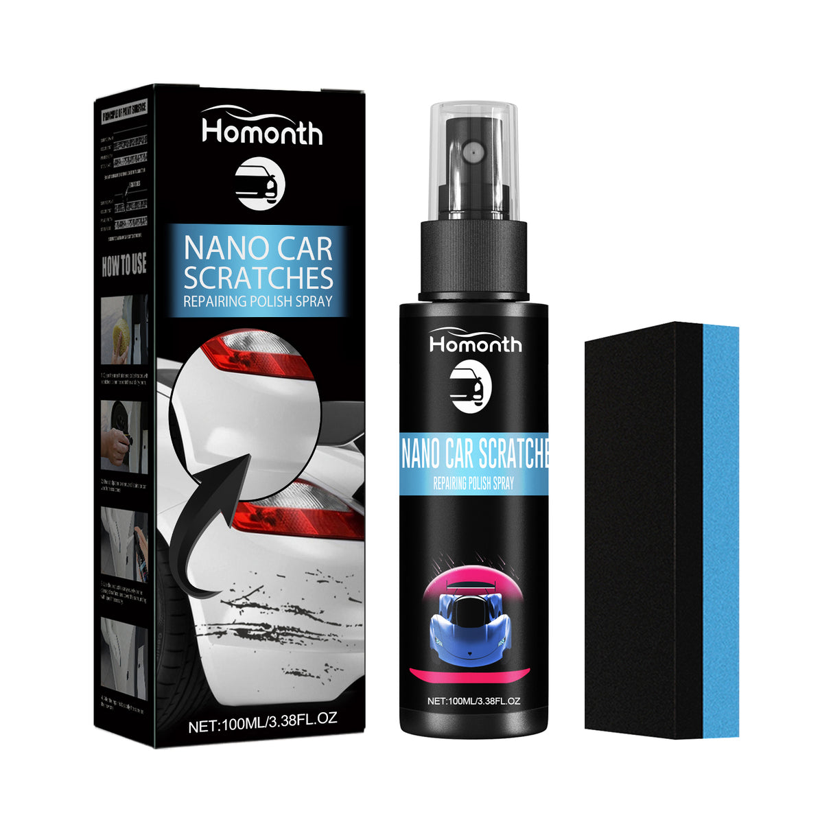 Scratch Repair Spray, Automotive Scratch Reconditioning Cleaning Repair Maintenance Brightening Care Paint Spray - V.I.P Digital Presence