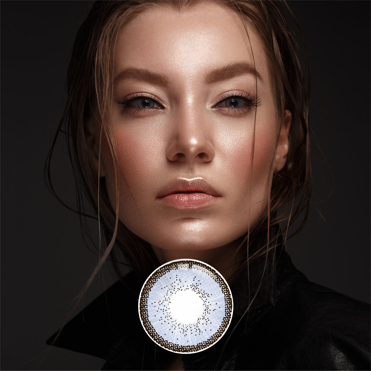 1Pair FDA Certificate Eyes Beautiful Pupil Colorful Girl Cosplay Contact Lenses MY WAY BLUE - V.I.P Digital Presence