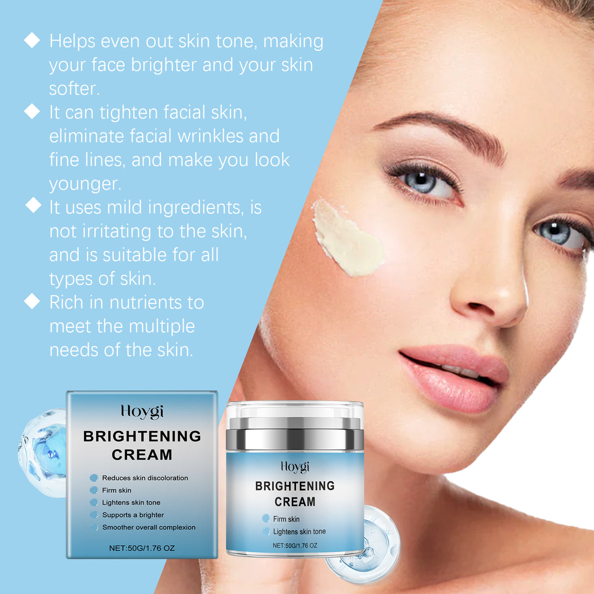 Moisturizing Cream Gentle Soothing Moisturizing Moisturizing Face Brightening Moisturizing Care Cream
