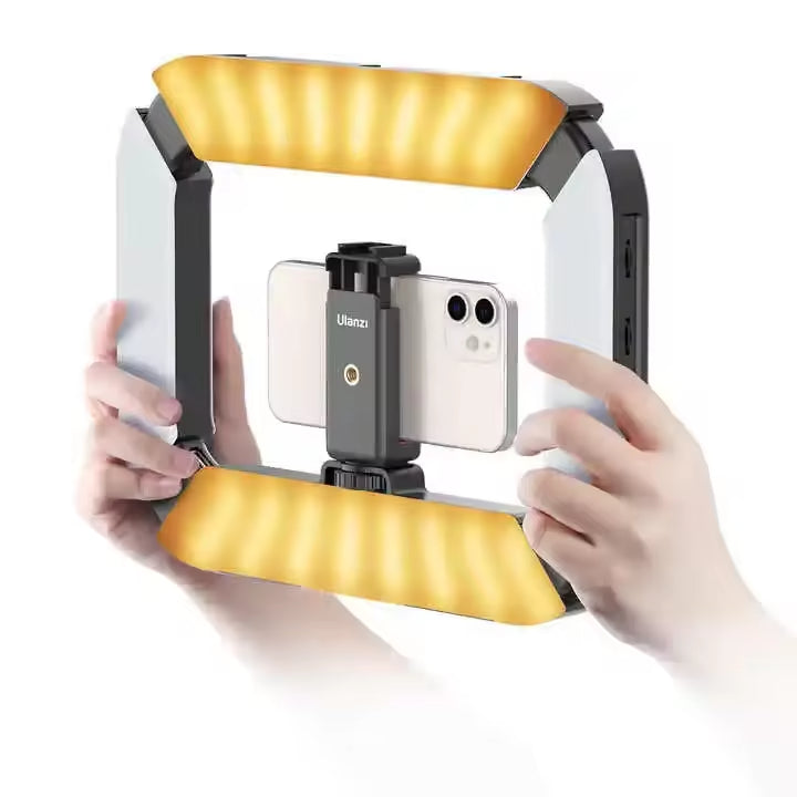 Ulanzi U200 Camera Ring Light Video Rig Handheld Camera Led Light for Video Recording - V.I.P Digital Presence