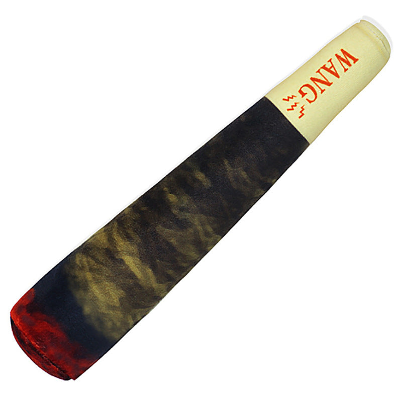 Dog voice toy green simulation cigar plush pet toy - V.I.P Digital Presence