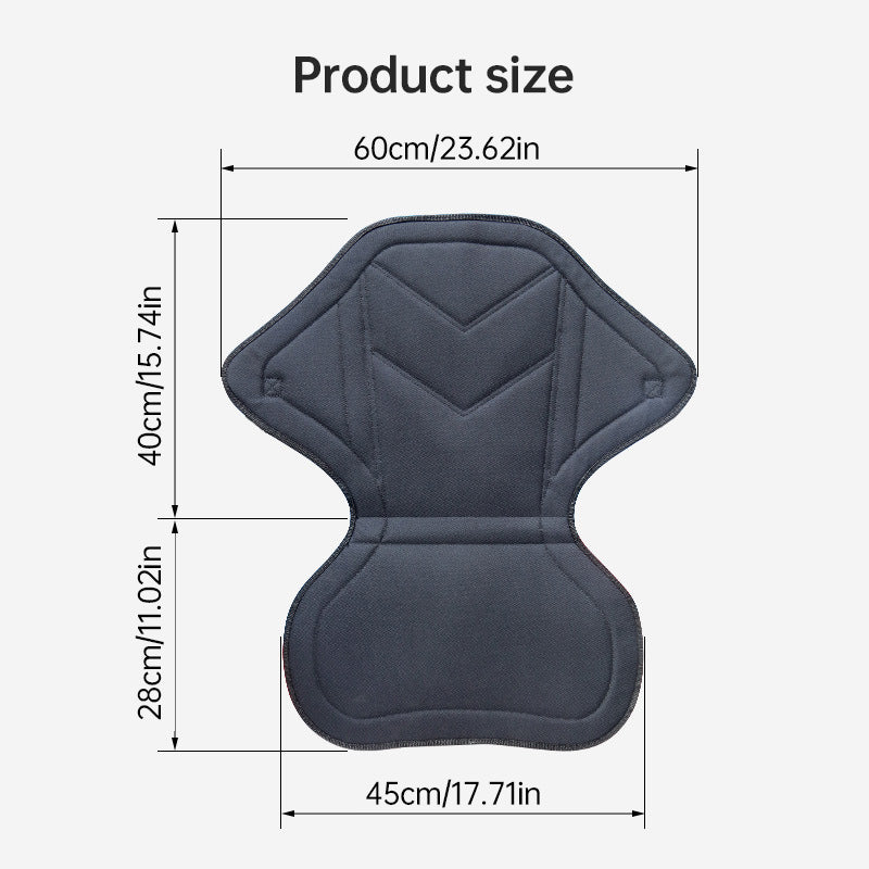 Adjustable padded seat for kayaks, paddleboards, canoes, with backrest, suitable for kayak, canoe, rafts, fishing. - V.I.P Digital Presence