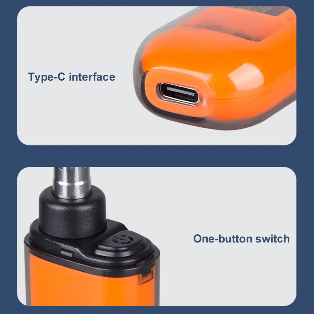 Electric Nose Hair Trimmer USB Charging Nose And Ear Hair Trimmer Portable Electric Nose Hair Clipper Quick Charging For Men - V.I.P Digital Presence