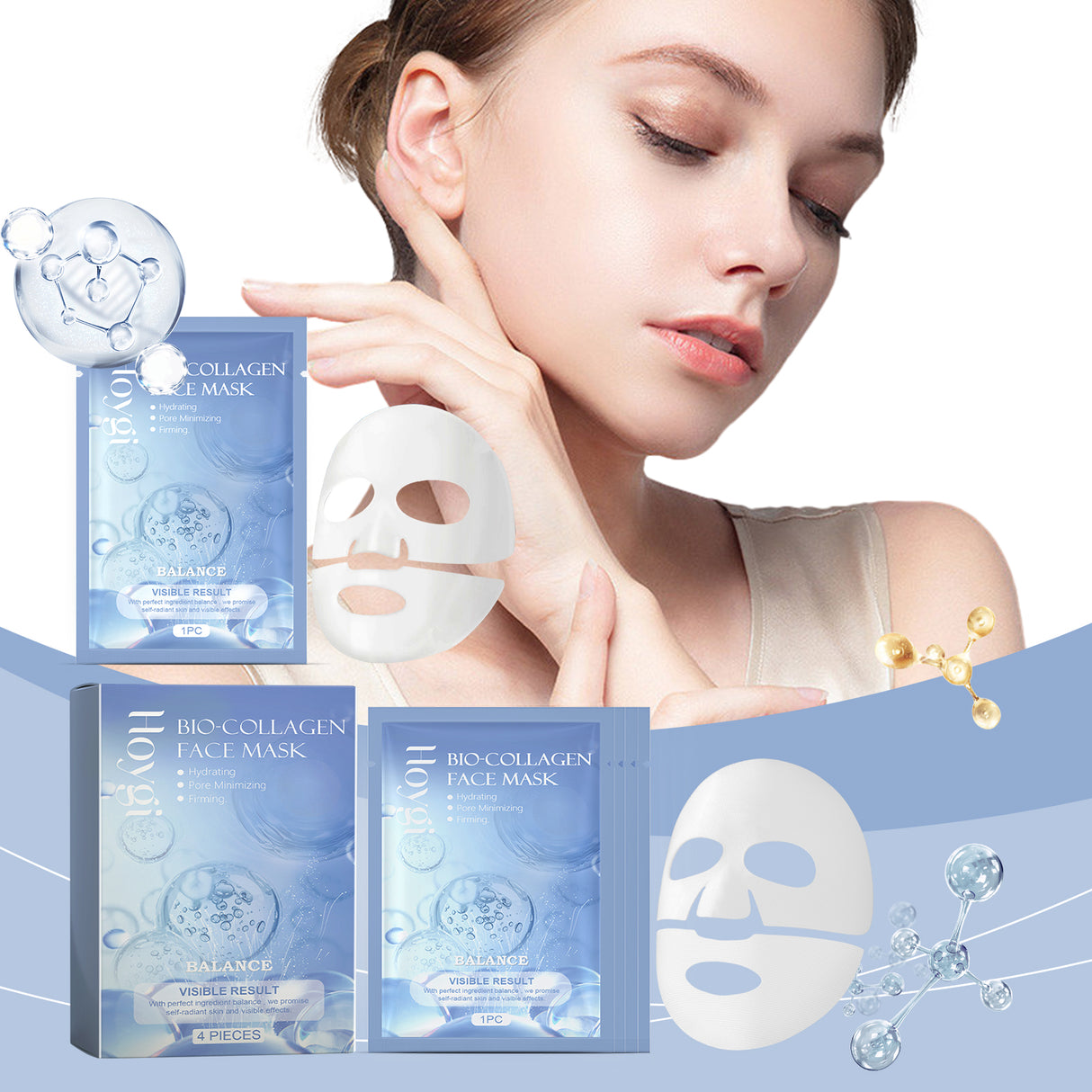 Collagen Moisturizing Mask Series, Gentle Moisturizing And Moisturizing Skin Refreshing Care Mask