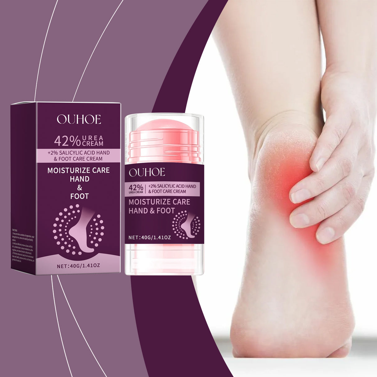 Heel Care Cream, Moisturizing And Repairing Hydrating Heel Relief And Moisturizing Foot Skin Care Cream - V.I.P Digital Presence