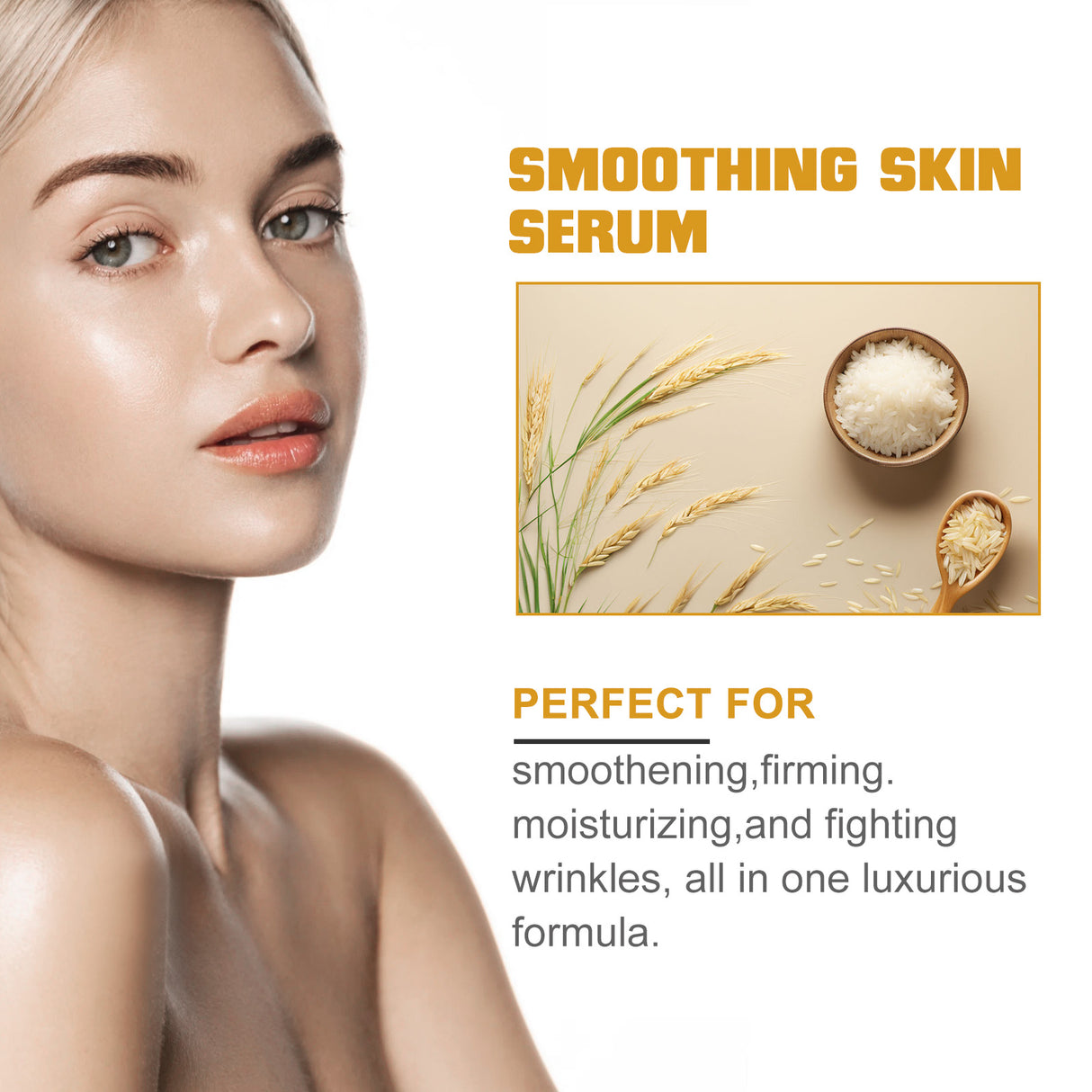 Rice Hyaluronic Acid Essence Moisturizing, Hydrating, Brightening And Improving Dark Complexion Facial Essence - V.I.P Digital Presence