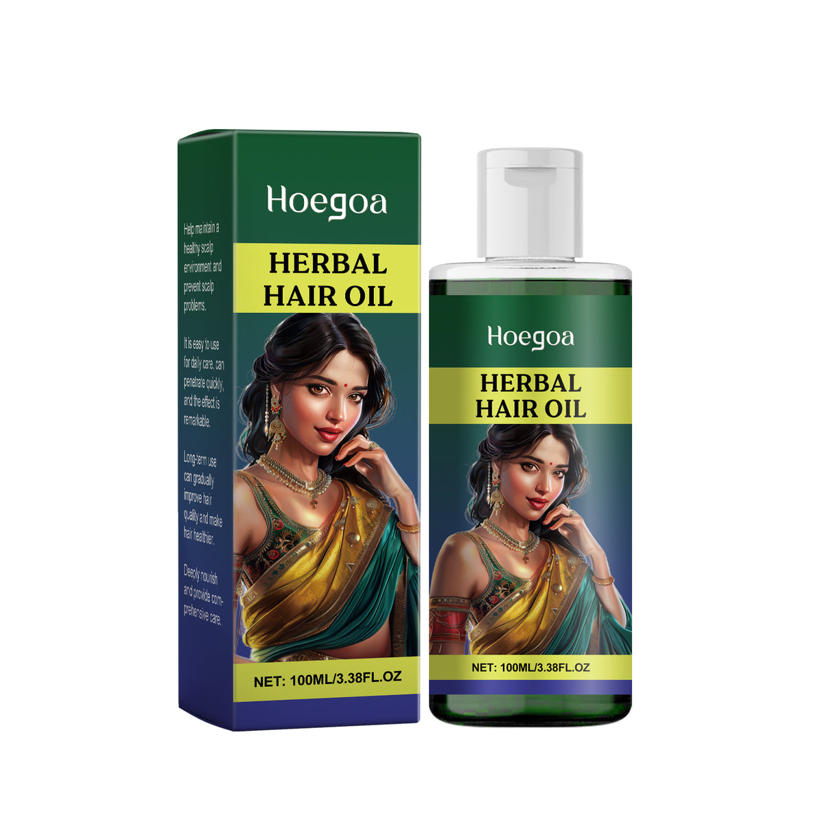 Herbal Hair Care Oil Gently Cleans And Moisturizes Dry And Split Hair And Nourishes Hair - V.I.P Digital Presence