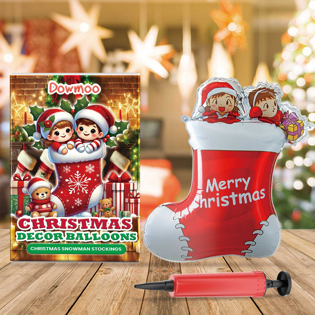 Christmas Balloons Balloon Standing Santa Claus Reindeer Christmas Tree Event Atmosphere Arrangement - V.I.P Digital Presence