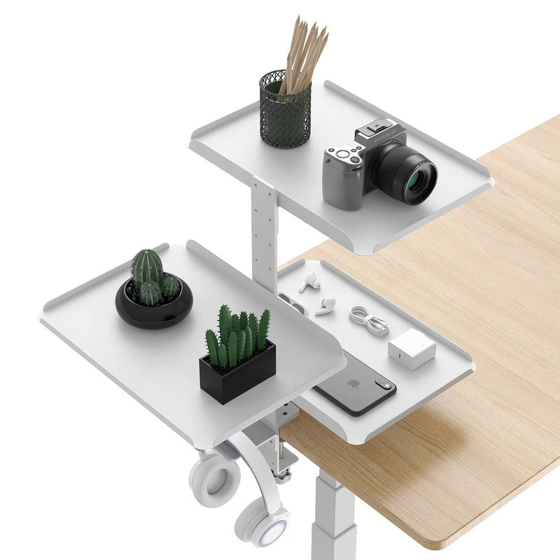 3 - Tier Multifunctional Desk Side Storage Rack - Organize Your Workspace Effortlessly - V.I.P Digital Presence