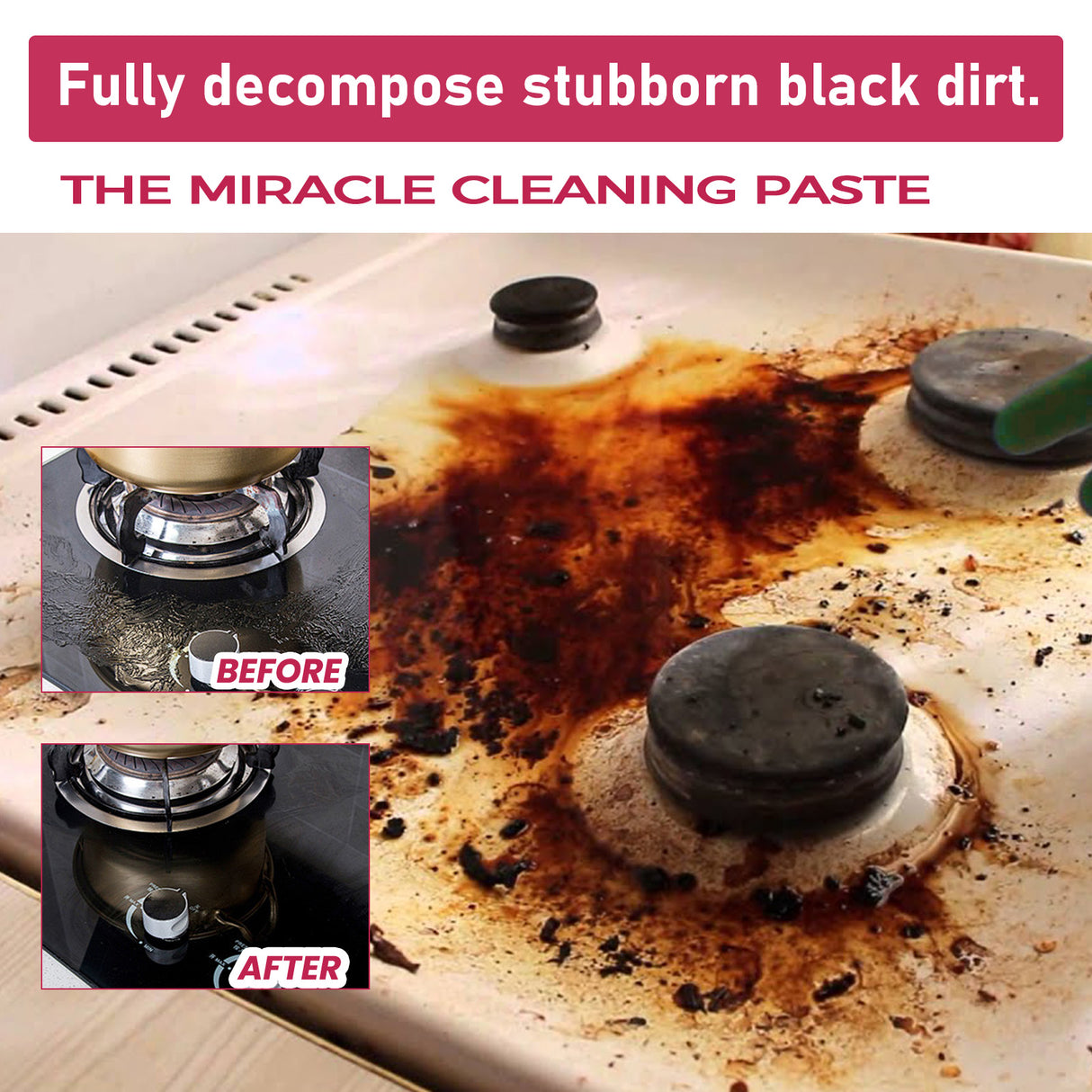 The Miracle Cleaning Paste, Kitchen Fume Cleaning Cream Powerful Multi-Effect Cleaning Oil Stains - V.I.P Digital Presence