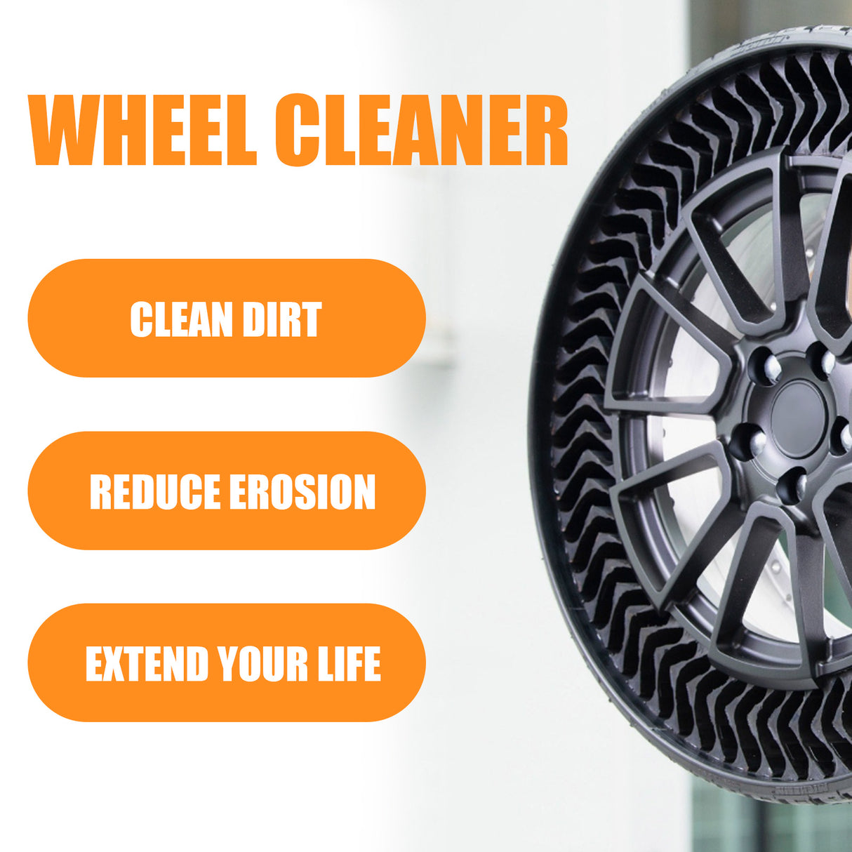Wheel Cleaner, Clean Wheel Tires Stubborn Dirt Polishing Retreading Wheel Cleaner - V.I.P Digital Presence