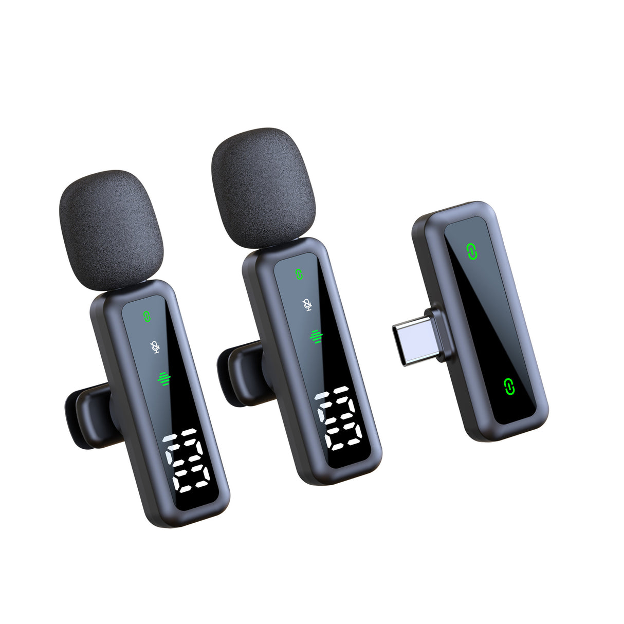 Wireless Lapel Microphone for Outdoor Computer Live Streaming Noise Reduction Universal Small Microphone - V.I.P Digital Presence