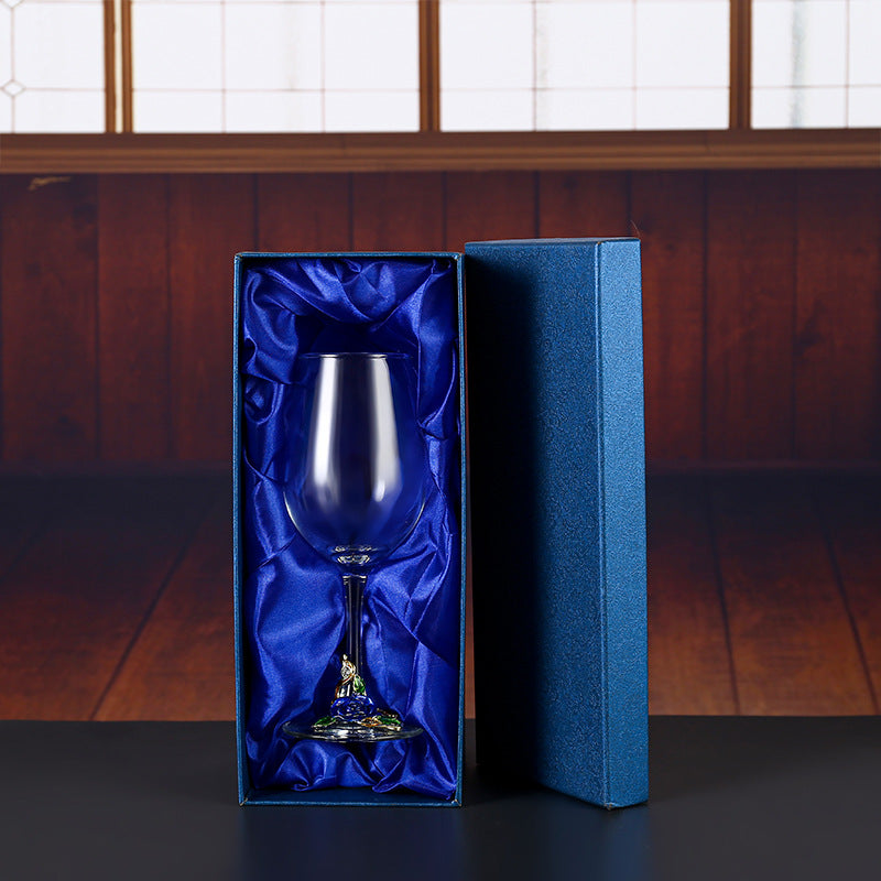 Household enamel crystal glass red wine glass goblet decanter - V.I.P Digital Presence