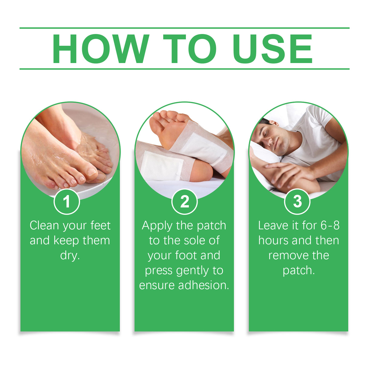 Body Care Foot Patch For Men's Body Relieves Discomfort And Comfort Foot Sole Gentle Ingredient Foot Care