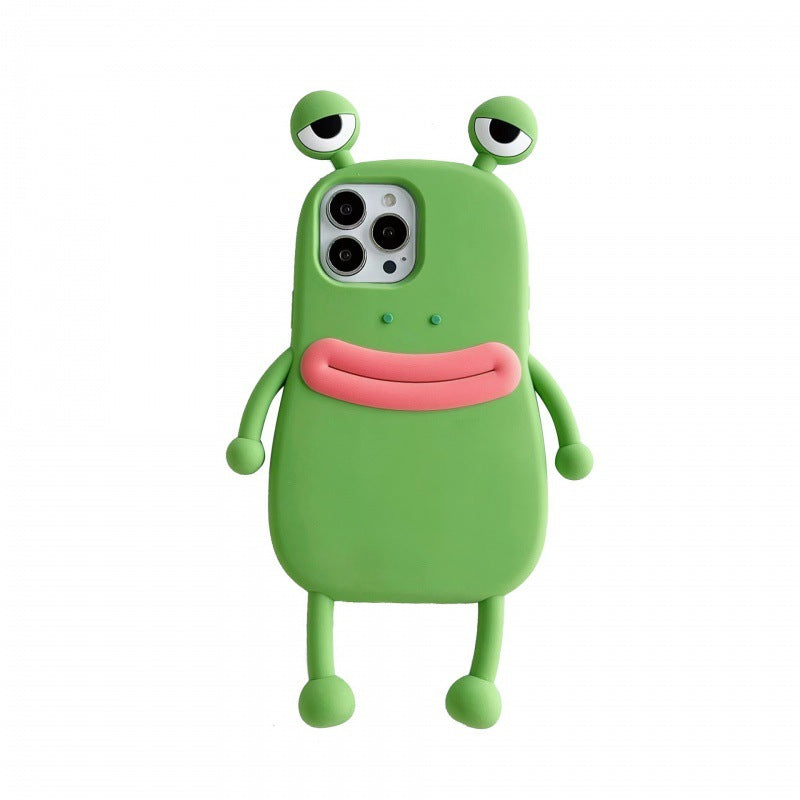 Funny Silicone 3D Frog Phone Case For IPhone 14 13 11 12 Pro Max XS XR X 7 8 Plus SE Cartoon Cute Shockproof Bumper Cover - V.I.P Digital Presence