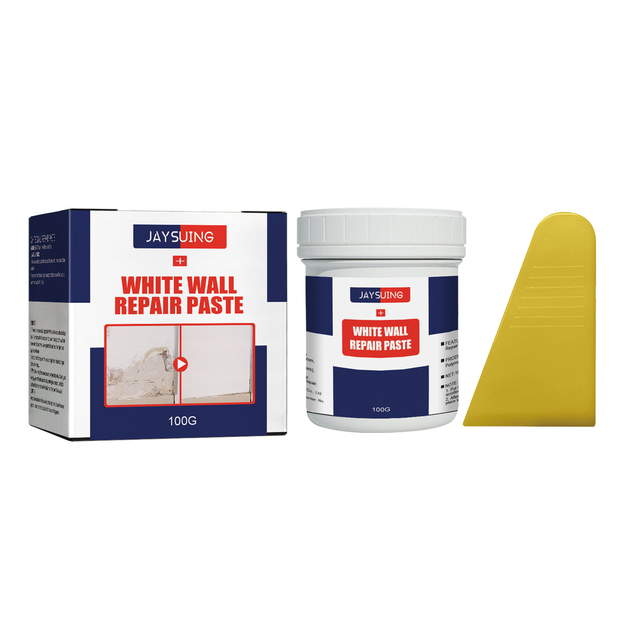 White Wall Repair Paste, Wall Maintenance Renovation Cover Repair Household Wall Repair Paste - V.I.P Digital Presence