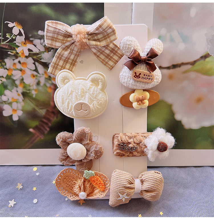 Children's Plush Hair Clip Autumn and Winter New Hair Accessories Little Girls' Hair Clip Cute Headwear - V.I.P Digital Presence