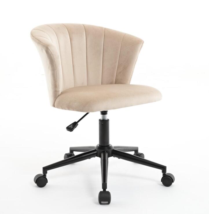 Home Office Chair, Velvet Fabric Swivel Flower Shape Computer Desk Chair for Home Office or Bedroom - V.I.P Digital Presence
