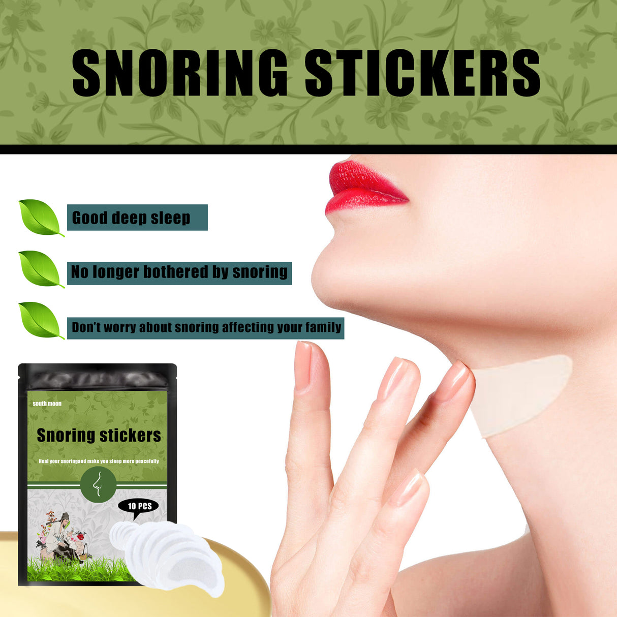 Anti-Snoring Patch, Anti-Snoring Breathing And Sleep Talk Sleep Care Patch - V.I.P Digital Presence