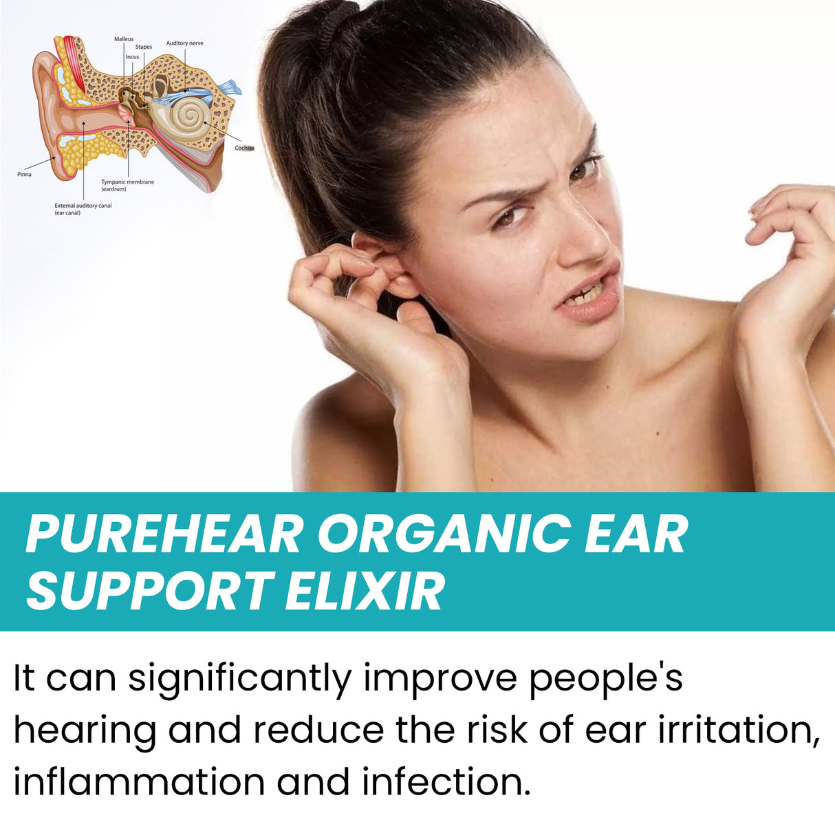 Organic Ear Protection For Ear Discomfort Clean Earwax Body Comfort Ear Massage Daily Care Drops - V.I.P Digital Presence