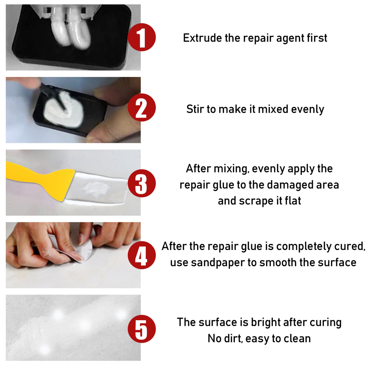 EELHOE Tile Repair Paste Tile Repair AB Glue Set Crack Repair Agent Ceramic Adhesive - V.I.P Digital Presence