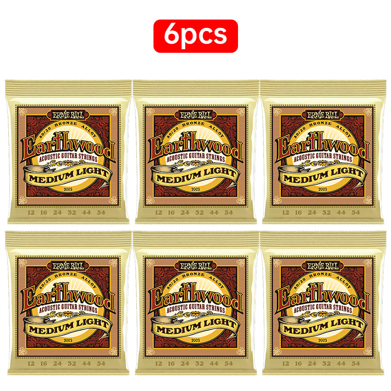 6 sets of Ernie Ball 2003-2008Folk strings,2403-2409classical strings for electric & acoustic guitars - V.I.P Digital Presence