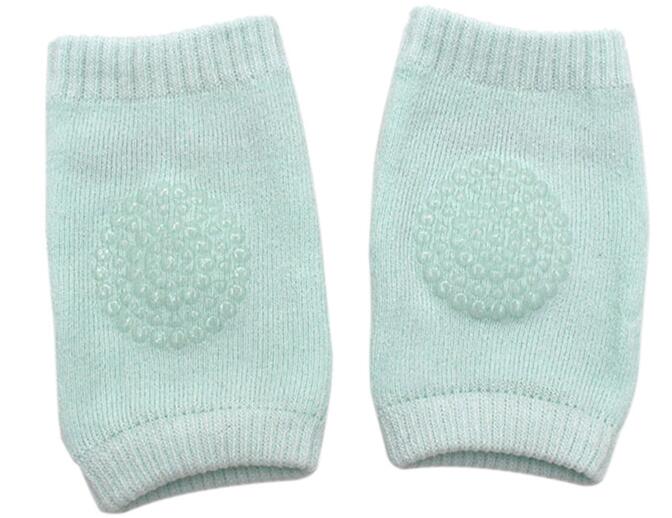 1Pair Soft Anti-slip Safety Crawling Elbow Cushion Knee Pad Semi-combed cotton terry dispensing Baby Infant Born Toddler Kids