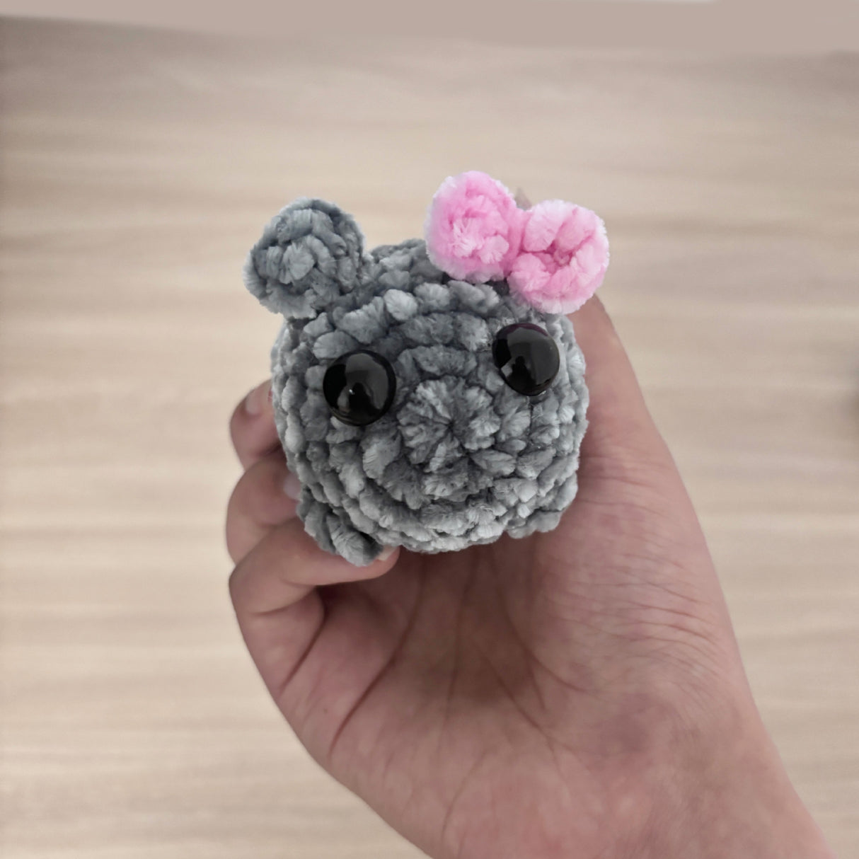 Chenille singing sad hamster keychain pendant Hamster emotional comfort doll - V.I.P Digital Presence