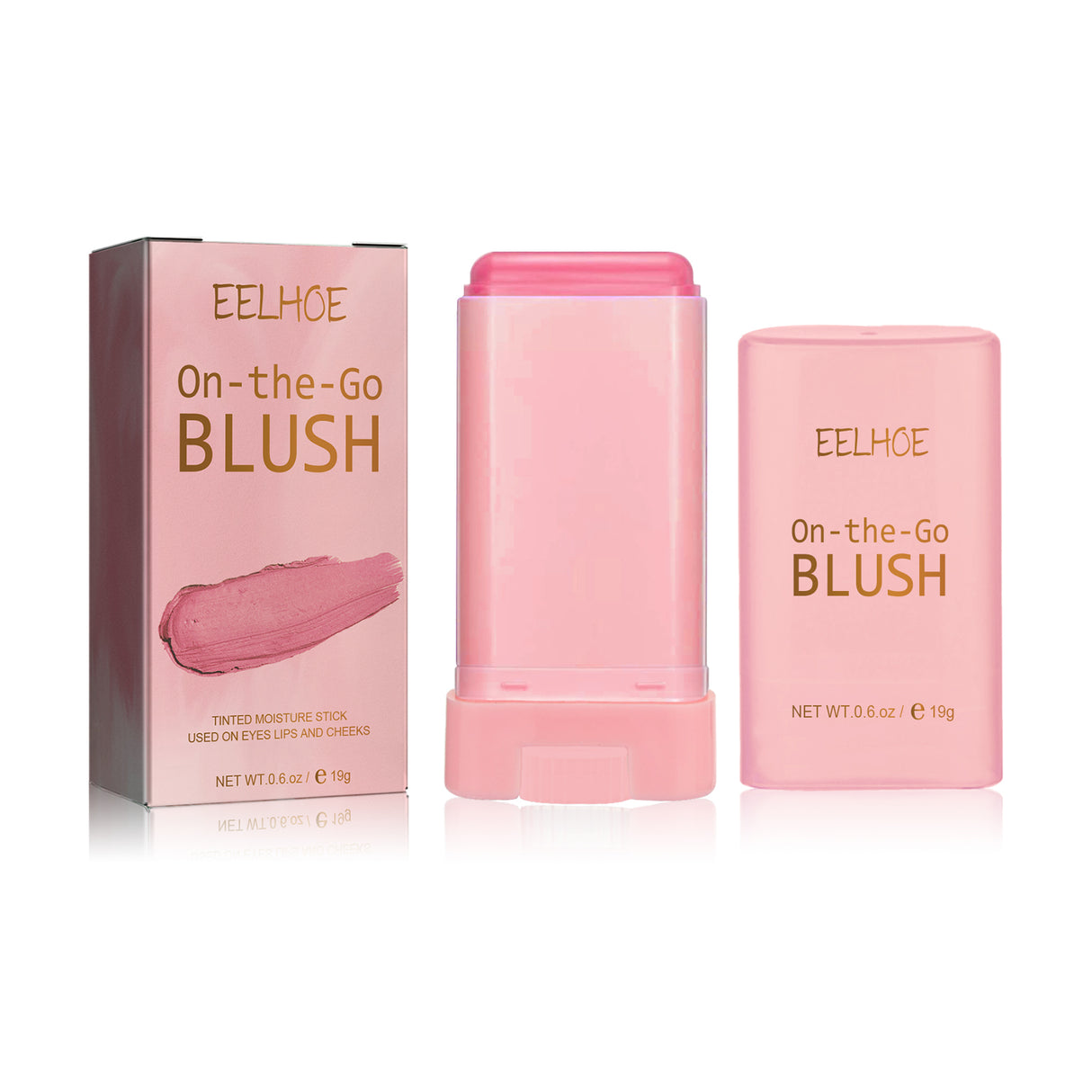 Blush Stick, Brightening Primer Solid Contouring Natural Nude Makeup Waterproof Lightweight Multi-Functional Blush Stick - V.I.P Digital Presence